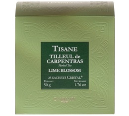 Dammann Frères Lime blossom Carpentras herbal tea - 25 Cristal® sachets