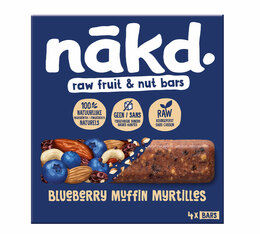 Nakd Bars Blueberry Muffin x 4