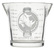 Rhino Coffee Gear graduated glass for espresso - 2,4oz / 70ml
