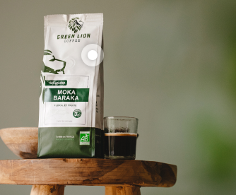 Green Lion Coffee Organic Coffee Beans Moka Baraka Ethiopia - 1kg