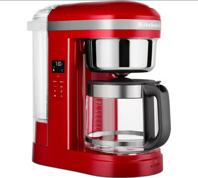 cafetiere programmable rouge
