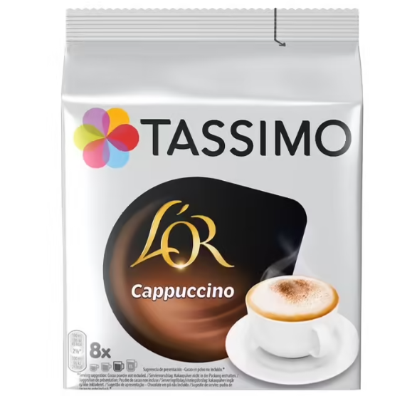 Dosette Tassimo Cappuccino au meilleur prix - MaxiCoffee