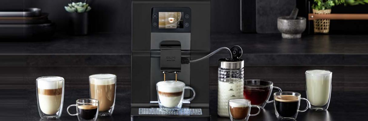 Machine à Café Grains Krups EA811 - Neuve Sous Emballage, Noir