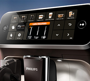interface machine à café philips 5400 