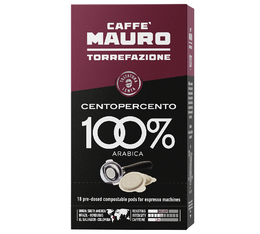 10 Capsules Centopercento - compatibles Nespresso® - CAFFE MAURO