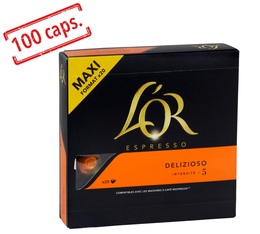 L'Or Espresso Capsules Delizioso Nespresso® Compatible x 100