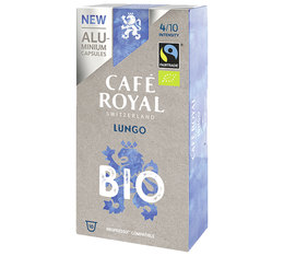 10 capsules Lungo Bio compatibles Nespresso® - CAFE ROYAL