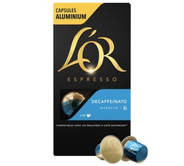 10 capsules L'Or Decaffeinato compatibles Nespresso® - L'OR ESPRESSO