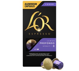 10 capsules Lungo Profondo compatibles Nespresso® - L'OR ESPRESSO