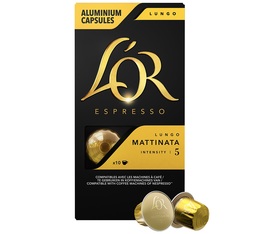 10 capsules compatibles Nespresso Lungo Mattinata - L'OR ESPRESSO