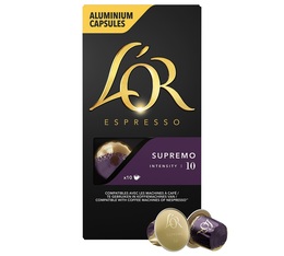 10 capsules compatibles Nespresso®  Supremo - L'OR ESPRESSO
