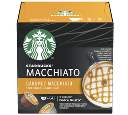 12 Capsules Compatibles Nescafe® Dolce Gusto® Latte Macchiato Caramel - STARBUCKS