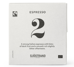 100 capsules Espresso n°2 compatibles Nespresso® - SJÖSTRAND COFFEE
