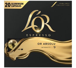 20 capsules compatibles Nespresso® Or absolu - L'OR ESPRESSO