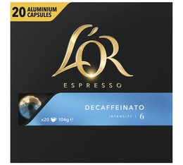 L'Or Espresso Capsules Decaffeinato Nespresso® Compatible x 20
