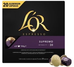20 capsules Supremo compatibles Nespresso® - L'OR ESPRESSO