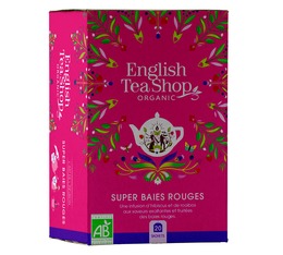 Infusion Super Baies Rouges bio -  20 sachets plats - English Tea Shop