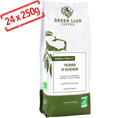 Green Lion Coffee Terre d'avenir Commerce Equitable - 24x250g - Grains