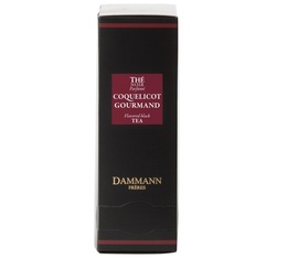 Dammann Frères Coquelicot Gourmand flavoured black tea - 24 Cristal® sachets