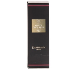 Grand Goût Russe flavoured black tea - 24 Cristal® sachets - Dammann Frères