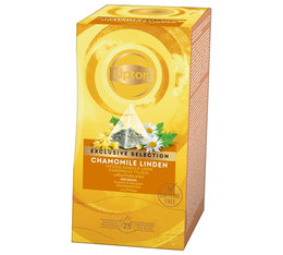 Lipton Chamomile Linden infusion - 25 pyramid bags - Exclusive Selection Range