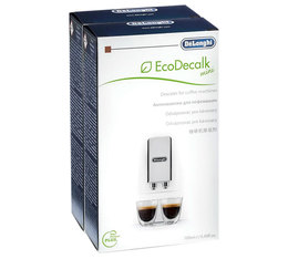 Détartrant DELONGHI - EcoDecalk pour machine à café grain 100 ml x2