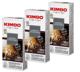 10 Capsules Intenso compatibles Nespresso® - KIMBO - Offre 2+1 