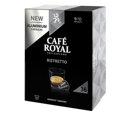 Café Royal 'Ristretto' aluminium capsules for Nespresso® x 36