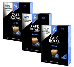 Café Royal 'Lungo' aluminium Nepresso® compatible pods x 54