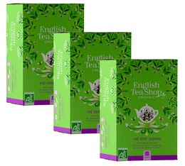 Pack Thé vert Bio Jasmin - 3x20 sachets - ENGLISH TEA SHOP
