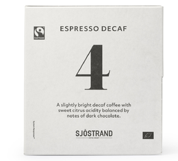 Sjostrand Coffee - Espresso decaf n°4 Nespresso® compatible capsules x100 