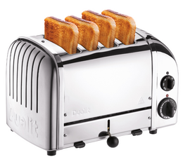 4 tranches inox dualit toaster