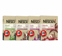 Pack découverte - 72 capsules compatibles Nespresso® - NESCAFE FARMERS ORIGINS