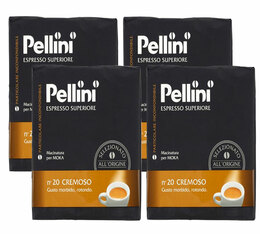 Pellini Espresso Superiore Ground Coffee n°20 Cremoso - 4x250g