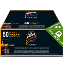 50 capsules Napoli  - compatible Nespresso® - CAFFE VERGNANO