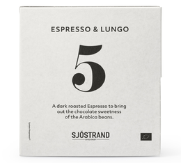 100 capsules compatibles Nespresso® Espresso et Lungo n°5 - SJÖSTRAND COFFEE