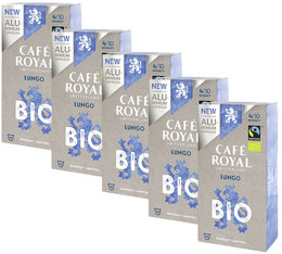 Café Royal Organic 'Bio Lungo' aluminium capsules for Nespresso x 50