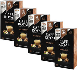 Café Royal 'Hazelnut' aluminium capsules for Nespresso® x50