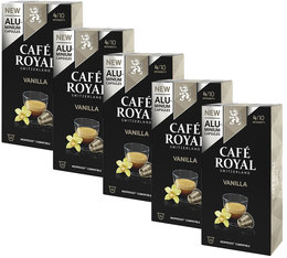 Pack 50 capsules Vanille - Nespresso compatible - CAFE ROYAL
