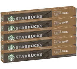 STARBUCKS by Nespresso® House Blend Lungo x 50 coffee pods