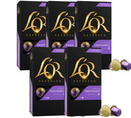 50 capsules Lungo Profondo - Nespresso®compatible - L'OR ESPRESSO
