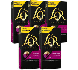 Pack L'or 5 x 10 capsules Sontuoso - compatibles  Nespresso® - L'OR ESPRESSO