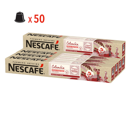 50 capsules décaféinées - Nespresso compatible - NESCAFE FARMERS