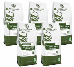 5 Kg Café en grain pour professionnels Mélange Savanah - Green Lion Coffee