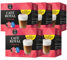 Pack Capsules Nescafe® Dolce Gusto® compatibles Café Royal Cappuccino x 80 (40 boissons)