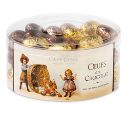 Café-Tasse Small Tubo Assorted Chocolate Eggs - 800g
