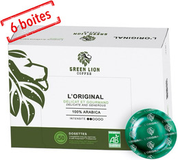 Green Lion Coffee L'original - Office Pads - 300 dosettes compatibles Nespresso® pro