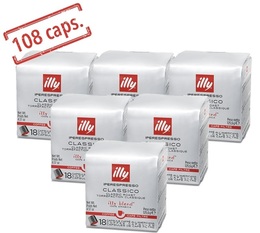 Illy Iperespresso Classico Filter Coffee - 108 coffee capsules