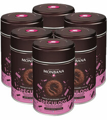 Monbana speculoos-flavoured cocoa powder - 6x250g