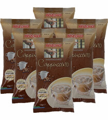 Pack Boisson instantanée cappuccino noisette sans gluten 6 x 1 kg - Ristora